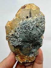 232 Grams Full Terminated Beryl Crystals Bunches On Quartz @Badakhshan @AFG picture