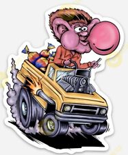 Muscle Car Truck MAGNET - Super Blower Ratfink Style American Made Rat Fink picture