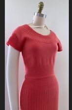 Vintage 1950’s coral knit dress by A Lady Petite Fashions picture