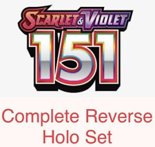 x153 Pokemon 151 Complete Reverse Holo Set lot picture