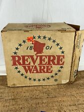 Vintage REVERE Ware CORNING 6Qt COPPER CLAD Bottom STAINLESS STEEL Stock NOS picture