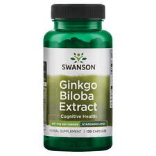 Swanson Ginkgo Biloba Extract - Standardized 60 mg 120 Capsules picture