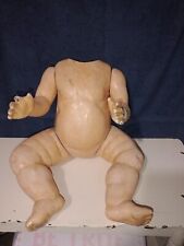 Large Chunky Composition Baby Body For Bisque Socket Head Doll Antique 16in picture
