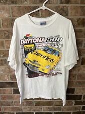 Vintage 1999 Daytona 500 Graphic NASCAR Racing T-Shirt Double Sided XL picture