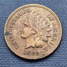 1869 Indian Head Cent 1c Higher Grade XF - AU Details #50818 picture
