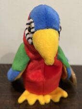 Jabber the Parrot Ty Beanie Baby Rare & Retired 1997/1998 plastic swing tag picture