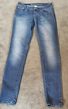 Women's Blue Asphalt Skinny Medium Faded Stretch Blue Jeans Size 9 picture