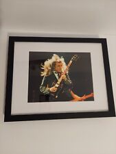 Angus Young AC/DC Autographed Photo Framed In 11x14 With COA  picture