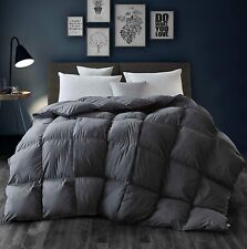 SNOWMAN Luxury Siberian Goose Feather Down Comforter  Warmth 100% Cotton picture