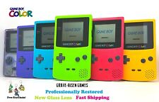 *RESTORED* *AUTHENTIC* ORIGINAL NINTENDO GAMEBOY COLOR CONSOLE *NEW GLASS LENS* picture