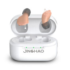 Rechargeable Hearing Aids Mini Hearing Amplifier L+R With Charger Case US picture