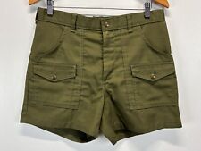 Vtg Boy Scouts Of America BSA Camp Shorts Sz 32x4 Men’s Green Cargo 1980’s picture
