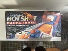 Vintage 1990 Hot Shot Basketball Game by Milton Bradley Hotshot With Box CLASSIC picture