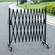 Metal Expandable Barricade Gate, 11 Feet, Accordion Dog Gate, Garden Yard Fence picture