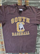 Vintage 1980's South Clarkstown Vikings Baseball Single Stitch T Shirt Medium M picture