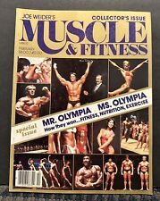 1981 Feb. Joe Weider’s Muscle & Fitness Magazine, Mr Olympia, Schwarzenegger (B5 picture