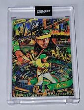 Topps Project 2020 Card 185 1980 Rickey Henderson by Andrew Thiele Oakland A's picture