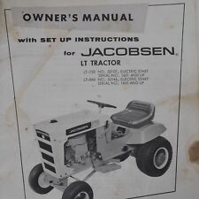 Vintage Jacobsen Tractor Manual Lt-750 Lt-860 53107 53146 Serial No. 1601 And Up picture