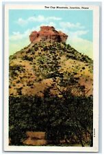 c1930's View Of Tea Cup Mountain Junction Texas TX Unposted Vintage Postcard picture