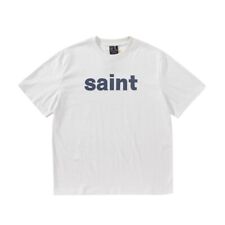 Saint Michael Cotton Vintage Short Sleeve Unisex Old Washed Street T-Shirts picture