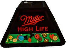 Vintage 1990 Miller High Life Beer Hanging Pool Table Light Working Man Cave picture