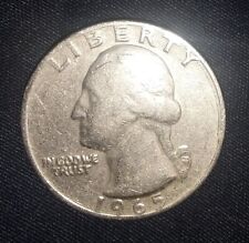 1965 Liberty Quarter No Mint Error Lettering- Rare Find  picture