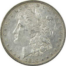 1880 O Morgan Dollar AU About Uncirculated Silver $1 Coin SKU:I14161 picture