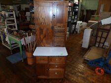 Antique Sellers Kitchen Cabinet Hoosier style 1/2 size 26