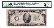 1934-A $10 FRN Boston *STAR* PMG Very Fine 25 #A01651963* picture