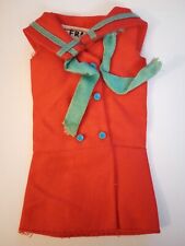 VINTAGE 1965 MATTEL BARBIE FRANCIE Red Dress for Doll Rare Vtg Clothes  picture