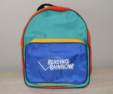 Reading Rainbow Backpack Rainbow Multicolored Bright Vintage 1980’s LeVar Burton picture