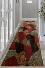 Custom Size Abstract Patchwork Multi Color Non Skid Rug Runner picture