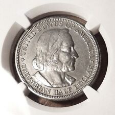 1892 Columbian Commemorative Silver Half Dollar NGC Graded AU Details picture