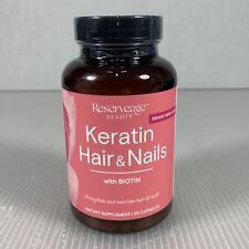 Reserveage Nutrition, Keratin Hair & Nails With Biotin, 60 Capsules 02/25 picture