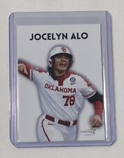 Jocelyn Alo Limited Edition Future Stock Oklahoma Sooners Rookie Card 12/100 picture