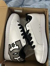 New DC Court Graffik S White/White Print WW3 Men's Skateboard Shoes picture