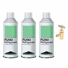 Leak Saver R290 Refrigerant | Upright Charging Self Sealing Can 8oz | 3pk or 6pk picture