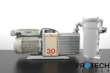Edwards E2M30 Dual Stage Vacuum Pump with MF 30 Outlet Mist Filter with WARRANTY picture