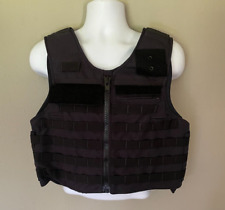 SECOND CHANCE Oregon City Armor Plate Carrier Front Open Medium SHORT Navy Molle picture