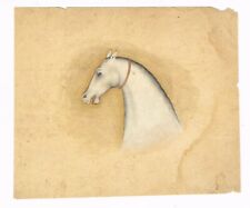 Animal Painting Of Horse Handmade Fine Artwork On Paper Old Horse Art 6.5