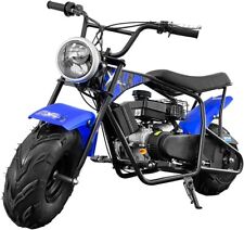 XtremepowerUS Pro-Series 99cc Mini Dirt Bike Gas-Power 4 Stroke Pocket Ride Blue picture