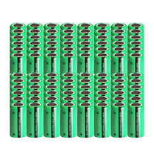 200pcs 2/3AA Rechargeable Battery 650mAh 1.2V NiMH Flat Top for Solar Lights US picture