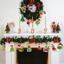 32 Pieces Merry Christmas Grinch Figure  Ornaments Tree Hanging Decor Pendants picture