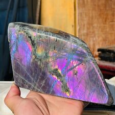 1545g Large Amazing Natural Purple Labradorite Quartz Crystal Specimen Healing picture