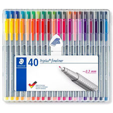 STAEDTLER 40 Triplus Fineliner Pens Art Colouring Markers Fine Liners Fineliners picture