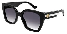 Gucci GG1300S 004 Black/Grey Gradient Oversize Square Women's Sunglasses picture