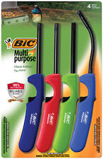 BIC Multi-purpose Classic Edition Lighter & Flex Wand Lighter, 4-Pack picture
