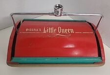 VINTAGE BISSELL'S LITTLE QUEEN CHILD'S TOY VACUUM CARPET SWEEPER CLEANER picture
