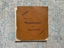 Vintage Antique The Housekeeper of Staunton Virginia Tried Receipes Book 1891 picture