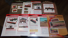 9-lot 90's-2000's brillion equipment brochures in nice shape used picture